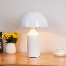 Load image into Gallery viewer, E14 LED Metal Mushroom Table Lamp Bedroom Decorative Table Lamp EU Plug, S Black, L Black, S White, L White, S Gold, L Gold