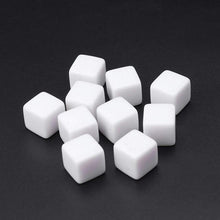 Load image into Gallery viewer, 12 PCS Blank Acrylic Dice Party Family Fun Games Children Toys