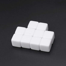 Load image into Gallery viewer, 12 PCS Blank Acrylic Dice Party Family Fun Games Children Toys