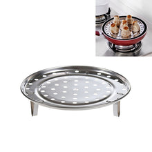 Load image into Gallery viewer, Multifunctional Waterproof Shelf Steaming Tray Stainless Steel Steaming Grid Cage Steaming Sheet Steaming Rack, 20cm, 22cm, 24cm, 26cm