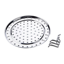 Load image into Gallery viewer, Multifunctional Waterproof Shelf Steaming Tray Stainless Steel Steaming Grid Cage Steaming Sheet Steaming Rack, 20cm, 22cm, 24cm, 26cm
