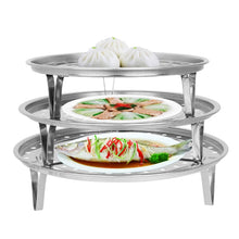 Load image into Gallery viewer, Multifunctional Waterproof Shelf Steaming Tray Stainless Steel Steaming Grid Cage Steaming Sheet Steaming Rack, 20cm, 22cm, 24cm, 26cm
