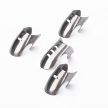 Load image into Gallery viewer, 4 PCS / Set Adjustable Stainless Steel Finger Hand Guard Finger Protector Knife Slice Chop Safe Cooking Tools, 4 PCS / Set Finger Protector