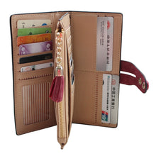 Load image into Gallery viewer, Women Umbrella Wallet Long Zipper Wallet