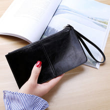 Load image into Gallery viewer, Women Zip Wallet Long Clutch Multi Card Holder Wallet Wrist Wallet