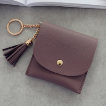 Load image into Gallery viewer, Fashion Women Wallet Short Leather Mini Casual ID Card Holders Bags Ladies Coin Clutch Tassel Bag