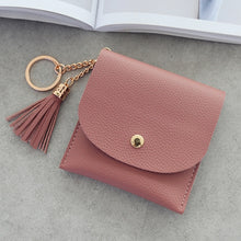 Load image into Gallery viewer, Fashion Women Wallet Short Leather Mini Casual ID Card Holders Bags Ladies Coin Clutch Tassel Bag