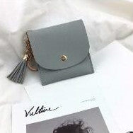 Load image into Gallery viewer, Fashion Women Wallet Short Leather Mini Casual ID Card Holders Bags Ladies Coin Clutch Tassel Bag