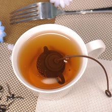 Load image into Gallery viewer, 3 PCS Creative Silicone Tea Bag Tea Pot Shape Tea Filter Safely Cleaning Infuser
