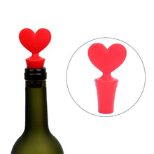 Load image into Gallery viewer, Silicone Wine Stopper Poker Series Wine Stopper, 12 PCS Peach Heart Shape, 12 PCS Poker Shape, 12 PCS Black Plum Shape, 12 PCS Red Square Shape