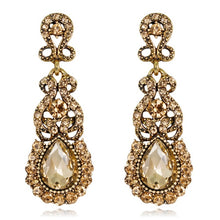 Load image into Gallery viewer, Classic Drop Earrings Exaggerated Atmospheric Alloy Stud Earrings, Black, Red, Yellow