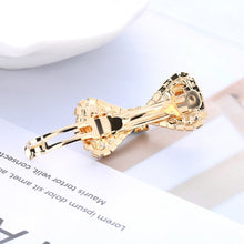 Load image into Gallery viewer, 2 PCS  Fashion Women Crystal Rhinestone Hairpins Bow Knot Barrettes