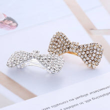 Load image into Gallery viewer, 2 PCS  Fashion Women Crystal Rhinestone Hairpins Bow Knot Barrettes