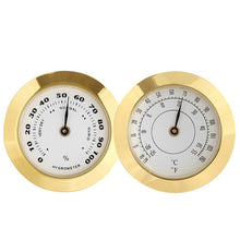 Load image into Gallery viewer, 38mm Hygrometer High Precision Home / Guitar Violin Case / Cigar Thermometer, Thermometer, Hygrometer