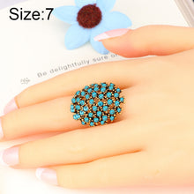 Load image into Gallery viewer, Women Charms Bohemia Jewelry Antique Resin Ethnic Rings, 7, 8, 9, 10