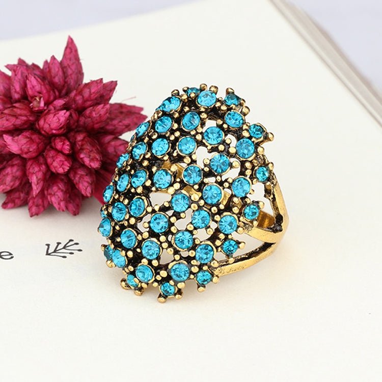 Women Charms Bohemia Jewelry Antique Resin Ethnic Rings, 7, 8, 9, 10