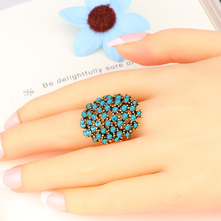 Women Charms Bohemia Jewelry Antique Resin Ethnic Rings, 7, 8, 9, 10