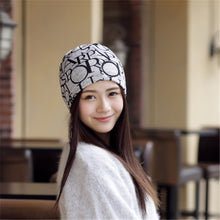 Load image into Gallery viewer, Women Letter Pattern Multipurpose Turban Cap Chemotherapy Cap