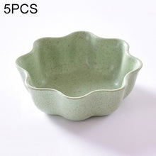 Load image into Gallery viewer, 5 PCS Creative Plum Shape Dishes Wheat Straw Seasoning Dish Snack Plate Chili Sauce Ketchup Dressing Salt Dish,Size:7x7x2.5cm
