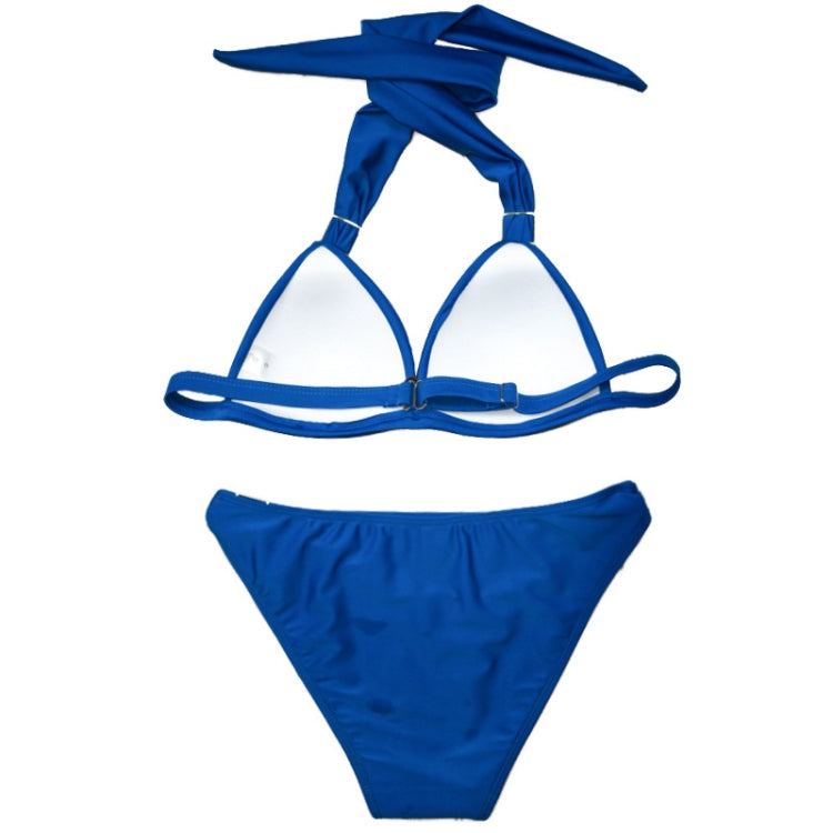 2 In 1 Sexy Solid Color Swimsuit Set Ladies Beach Bikini Swimwear