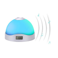 Load image into Gallery viewer, Lazy Magic Colorful Luminous Projection Clock LED Hemisphere Alarm Clock, Lazy Magic Clock