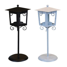 Load image into Gallery viewer, Glass Retro Wrought Iron Street Lamp Candle Holder Home Wedding Decoration, Black, White