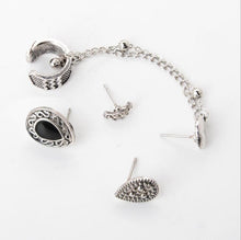 Load image into Gallery viewer, Bohemia Punk Style Vintage Crown Tassel Earring Sets for Women