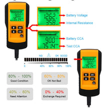 Load image into Gallery viewer, AE300 Car 12V Digital Battery Tester Analyzer, Digital Battery Tester