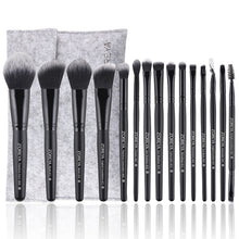 Load image into Gallery viewer, Zoreya Brand Soft Synthetic Bristles Makeup Brush Set Eye Make Up Tools Cruelty Free Black Blending Crease Foundation Brushes