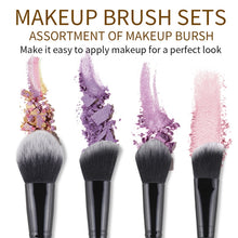 Load image into Gallery viewer, Zoreya Brand Soft Synthetic Bristles Makeup Brush Set Eye Make Up Tools Cruelty Free Black Blending Crease Foundation Brushes