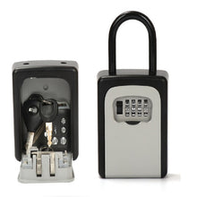 Load image into Gallery viewer, Safty Key Lock Box Combination Portable Aluminium Alloy Key Safe Box Security Key Holder Secure Box, Security Key Holder
