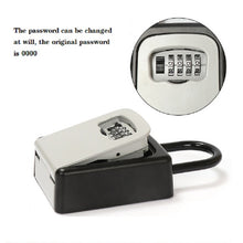 Load image into Gallery viewer, Safty Key Lock Box Combination Portable Aluminium Alloy Key Safe Box Security Key Holder Secure Box, Security Key Holder