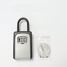 Load image into Gallery viewer, Safty Key Lock Box Combination Portable Aluminium Alloy Key Safe Box Security Key Holder Secure Box, Security Key Holder
