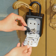 Load image into Gallery viewer, Safty Key Lock Box Combination Portable Aluminium Alloy Key Safe Box Security Key Holder Secure Box, Security Key Holder