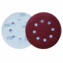 Load image into Gallery viewer, 100 PCS 125MM Flocking Sandpaper 5 Inch 8 Hole Disc Sandpaper Self-adhesive Sandpaper, 40 Mesh, 60 Mesh, 80 Mesh, 100 Mesh, 120 Mesh, 150 Mesh, 180 Mesh, 240 Mesh, 320 Mesh, 400 Mesh, 600 Mesh, 800 Mesh, 1000 Mesh, 1200 Mesh, 1500 Mesh, 2000 Mesh      ...