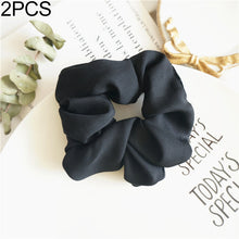 Load image into Gallery viewer, 2 PCS Large Intestine Ring Hair Band Women Fabric Ponytail Seamless Stretch Hair Jewelry