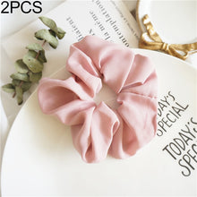 Load image into Gallery viewer, 2 PCS Large Intestine Ring Hair Band Women Fabric Ponytail Seamless Stretch Hair Jewelry