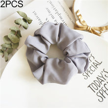 Load image into Gallery viewer, 2 PCS Large Intestine Ring Hair Band Women Fabric Ponytail Seamless Stretch Hair Jewelry