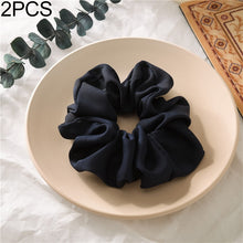Load image into Gallery viewer, 2 PCS Large Intestine Ring Hair Band Women Fabric Ponytail Seamless Stretch Hair Jewelry