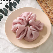 Load image into Gallery viewer, 2 PCS Large Intestine Ring Hair Band Women Fabric Ponytail Seamless Stretch Hair Jewelry