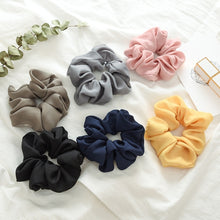 Load image into Gallery viewer, 2 PCS Large Intestine Ring Hair Band Women Fabric Ponytail Seamless Stretch Hair Jewelry