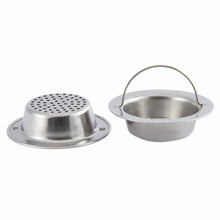 Load image into Gallery viewer, Hand-held Shower Drain Hole Filter Stainless Steel Kitchen Sink Strainer
