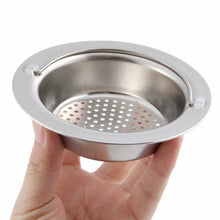Load image into Gallery viewer, Hand-held Shower Drain Hole Filter Stainless Steel Kitchen Sink Strainer