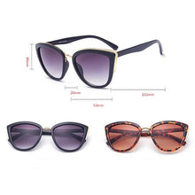 Load image into Gallery viewer, Fashion Cat Eye  Vintage Gradient Glasses UV400 Sunglasses for Ladies
