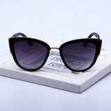 Fashion Cat Eye  Vintage Gradient Glasses UV400 Sunglasses for Ladies