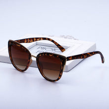 Load image into Gallery viewer, Fashion Cat Eye  Vintage Gradient Glasses UV400 Sunglasses for Ladies