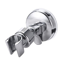 Load image into Gallery viewer, Shower Head Handset Holder Chrome Bathroom Wall Mount Adjustable Suction Bracket, Fully Plated