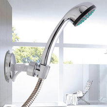Load image into Gallery viewer, Shower Head Handset Holder Chrome Bathroom Wall Mount Adjustable Suction Bracket, Fully Plated