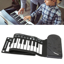 Load image into Gallery viewer, 49-Key Portable Hand-Rolled Piano With Horn Children Beginners To Practice Electronic Piano, 49-Key Hand-Rolled Piano