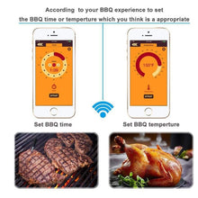 Load image into Gallery viewer, BBQ Kitchen Wireless Bluetooth Smart Food Oven Thermometer, Food Temperature Range: 0-100 degree